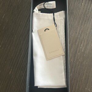 NWT white Suit Supply pocket square